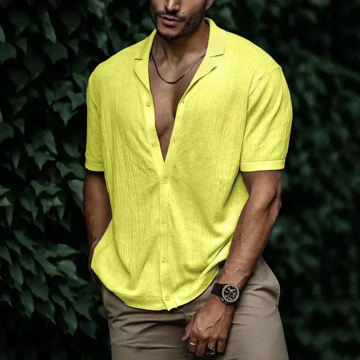 Summer comfort in a stylish linen shirt for men