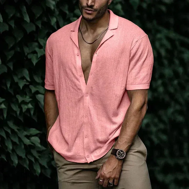 Summer comfort in a stylish linen shirt for men