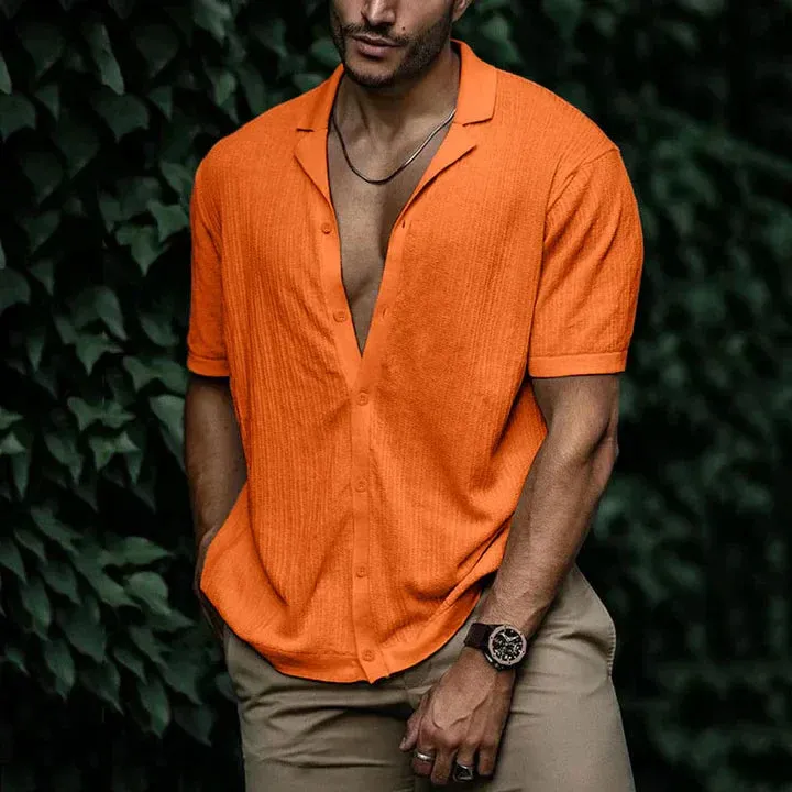 Summer comfort in a stylish linen shirt for men