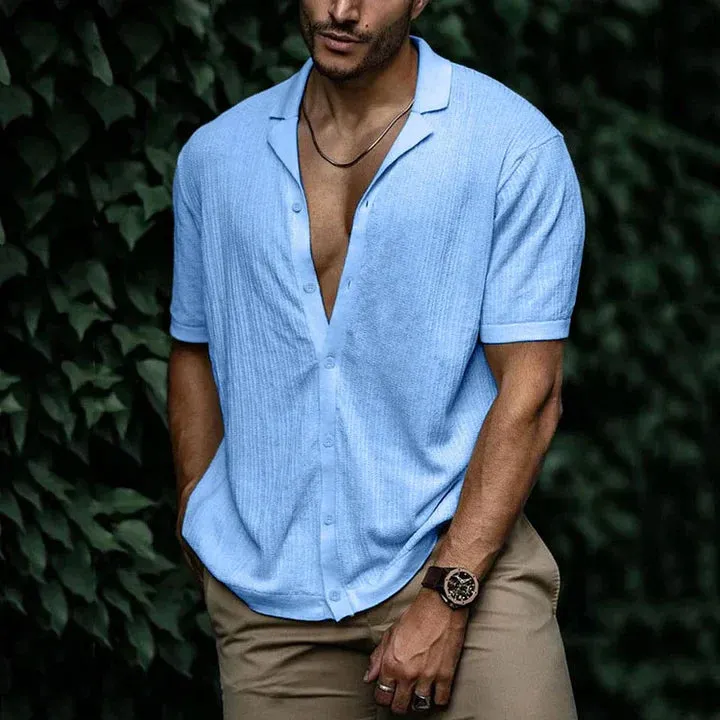 Summer comfort in a stylish linen shirt for men