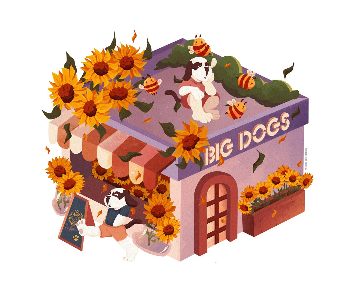 Sunflowers Flower Shop T-shirt