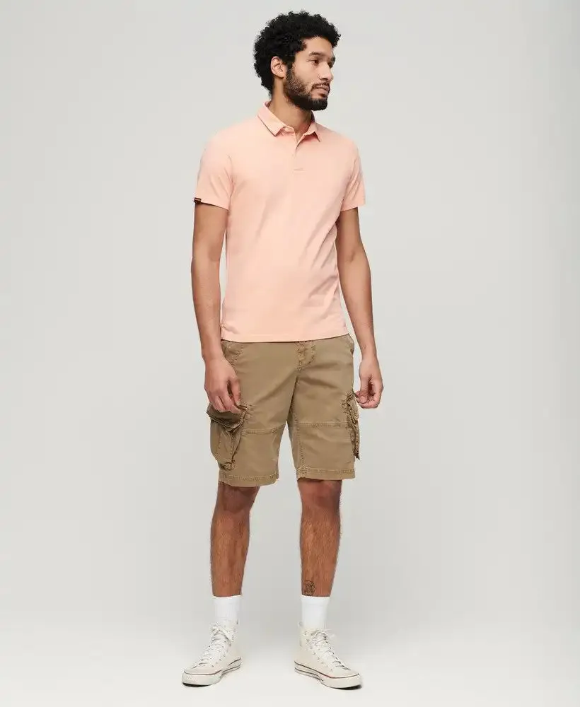 Superdry Mens Core Cargo Shorts Tan Khaki