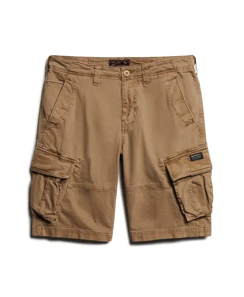 Superdry Mens Core Cargo Shorts Tan Khaki