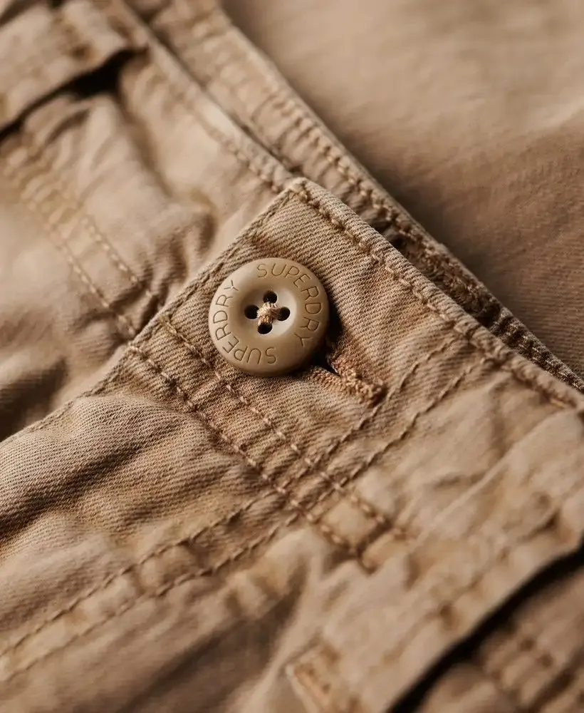Superdry Mens Core Cargo Shorts Tan Khaki