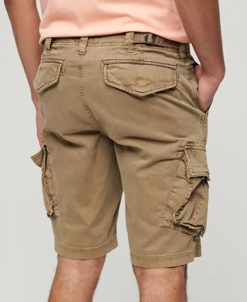 Superdry Mens Core Cargo Shorts Tan Khaki