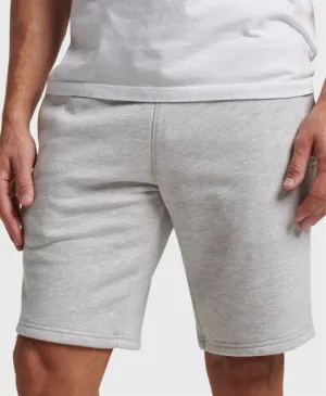 Superdry Vintage Logo Jersey Shorts Light Grey Marl