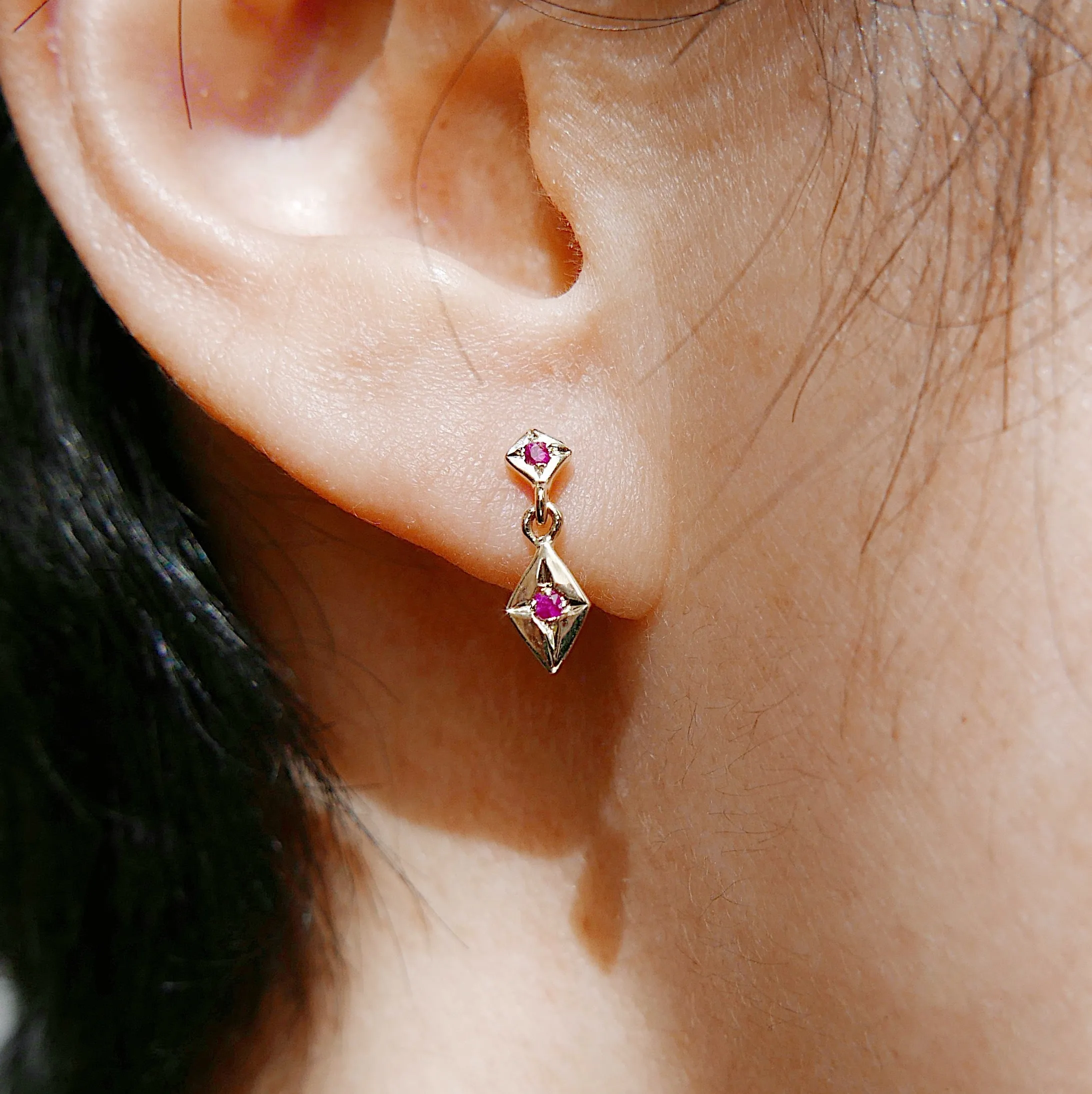 Sway With Me Ruby Earring