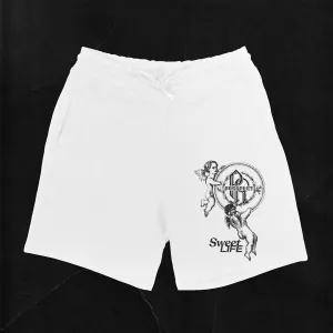 Sweet Life | White Fitted Shorts