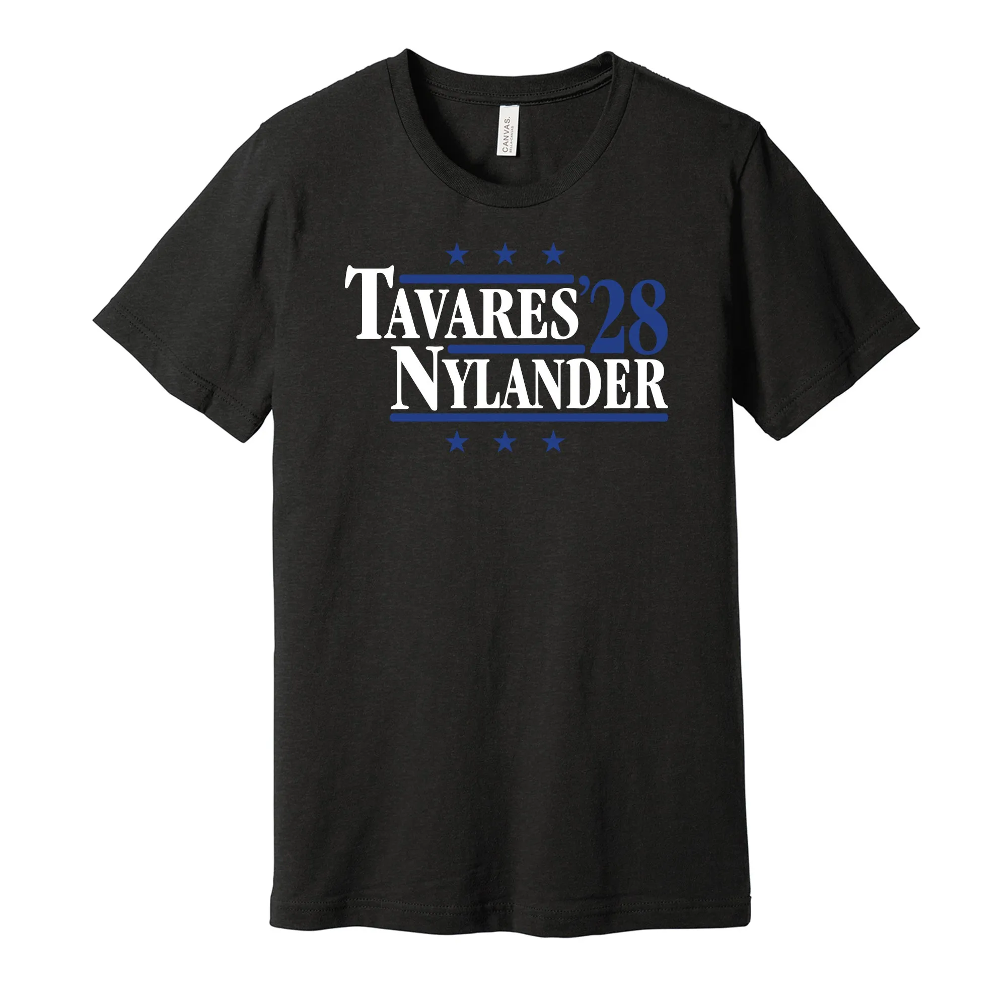 Tavares & Nylander '28 - Toronto Hockey Political Campaign Parody T-Shirt - Hyper Than Hype Shirts