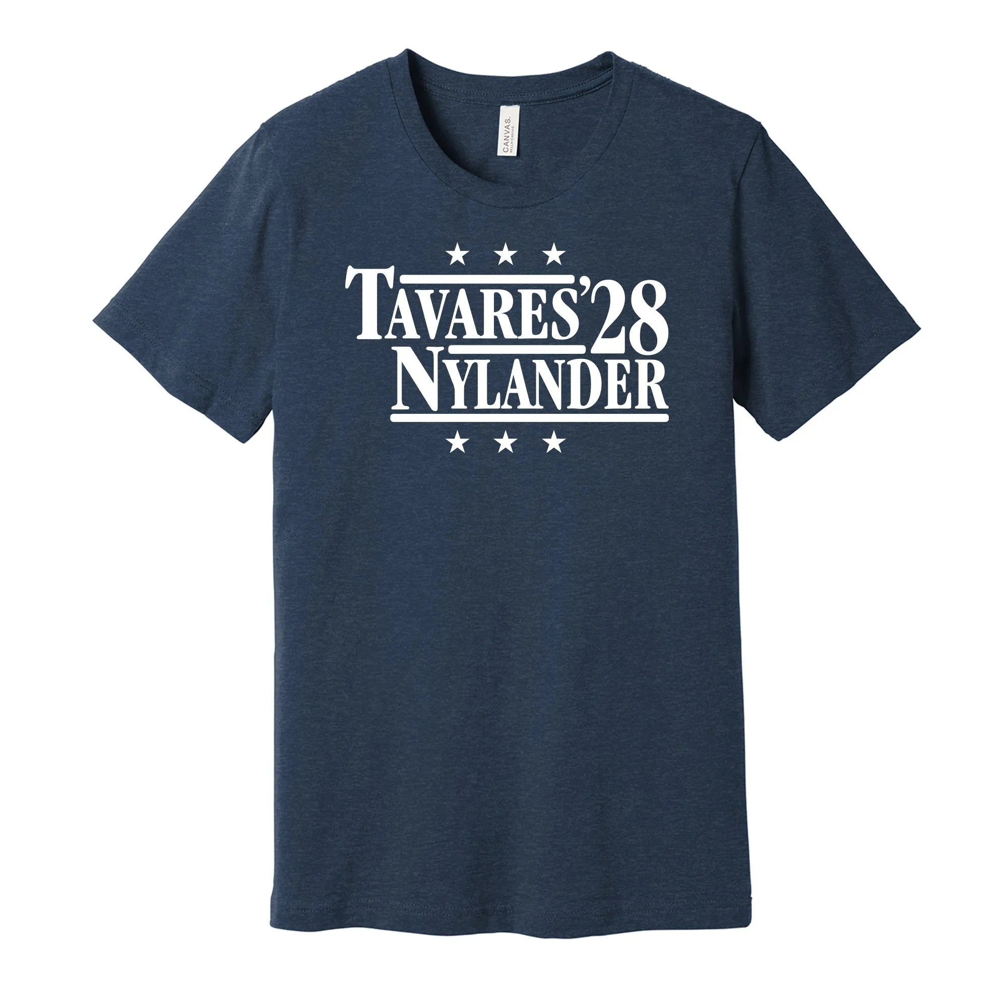 Tavares & Nylander '28 - Toronto Hockey Political Campaign Parody T-Shirt - Hyper Than Hype Shirts