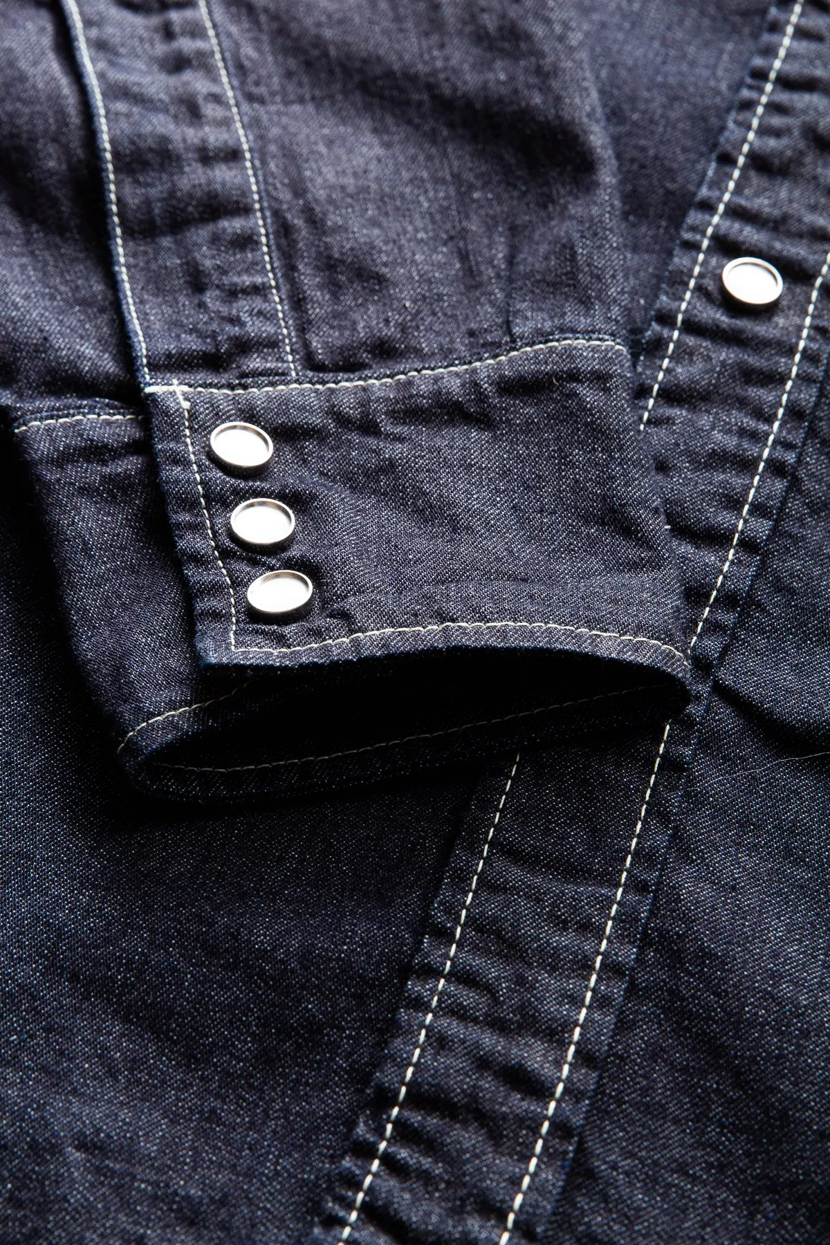 TCB Jeans Ranch Denim Shirt / Sawtooth Western