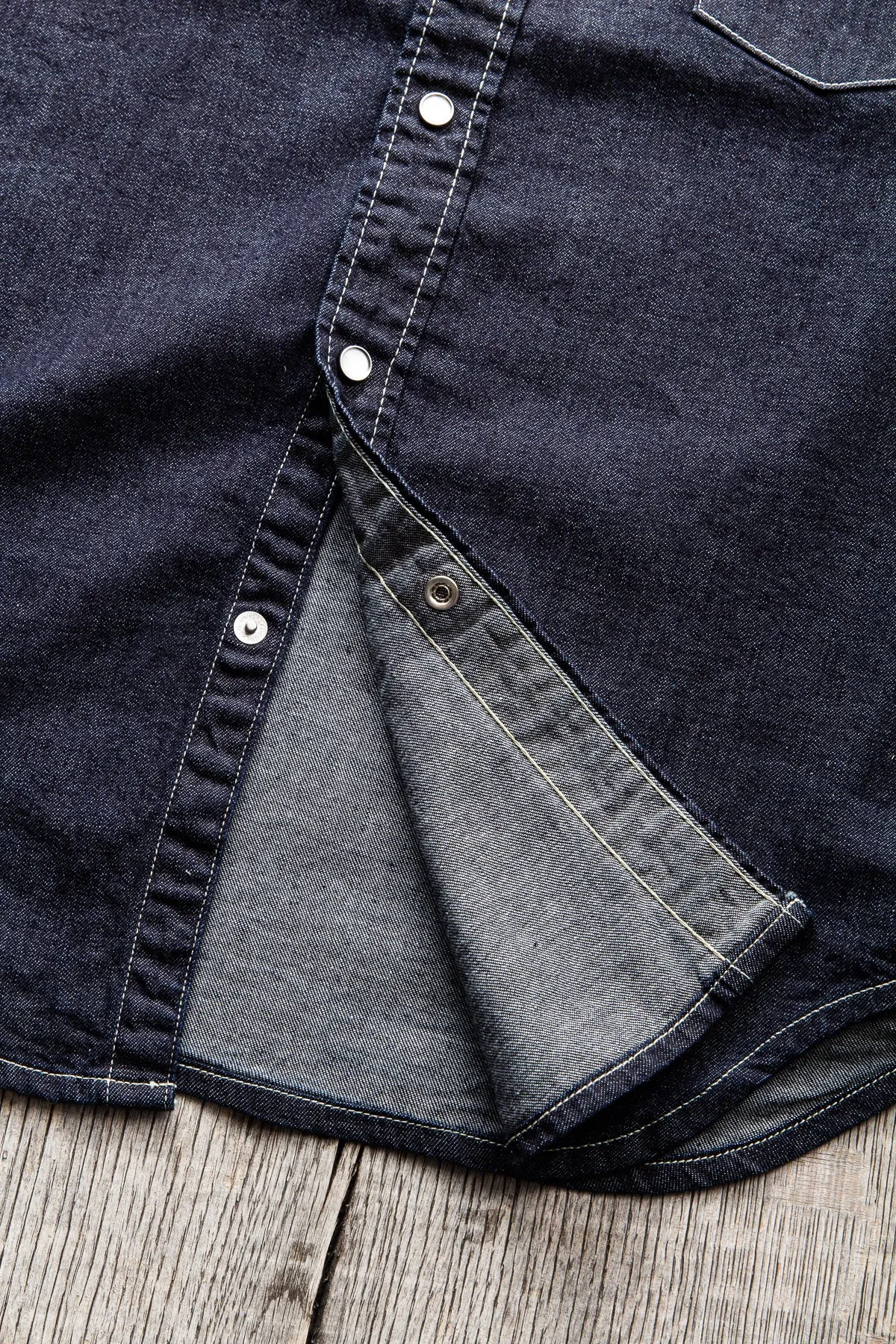 TCB Jeans Ranch Denim Shirt / Sawtooth Western