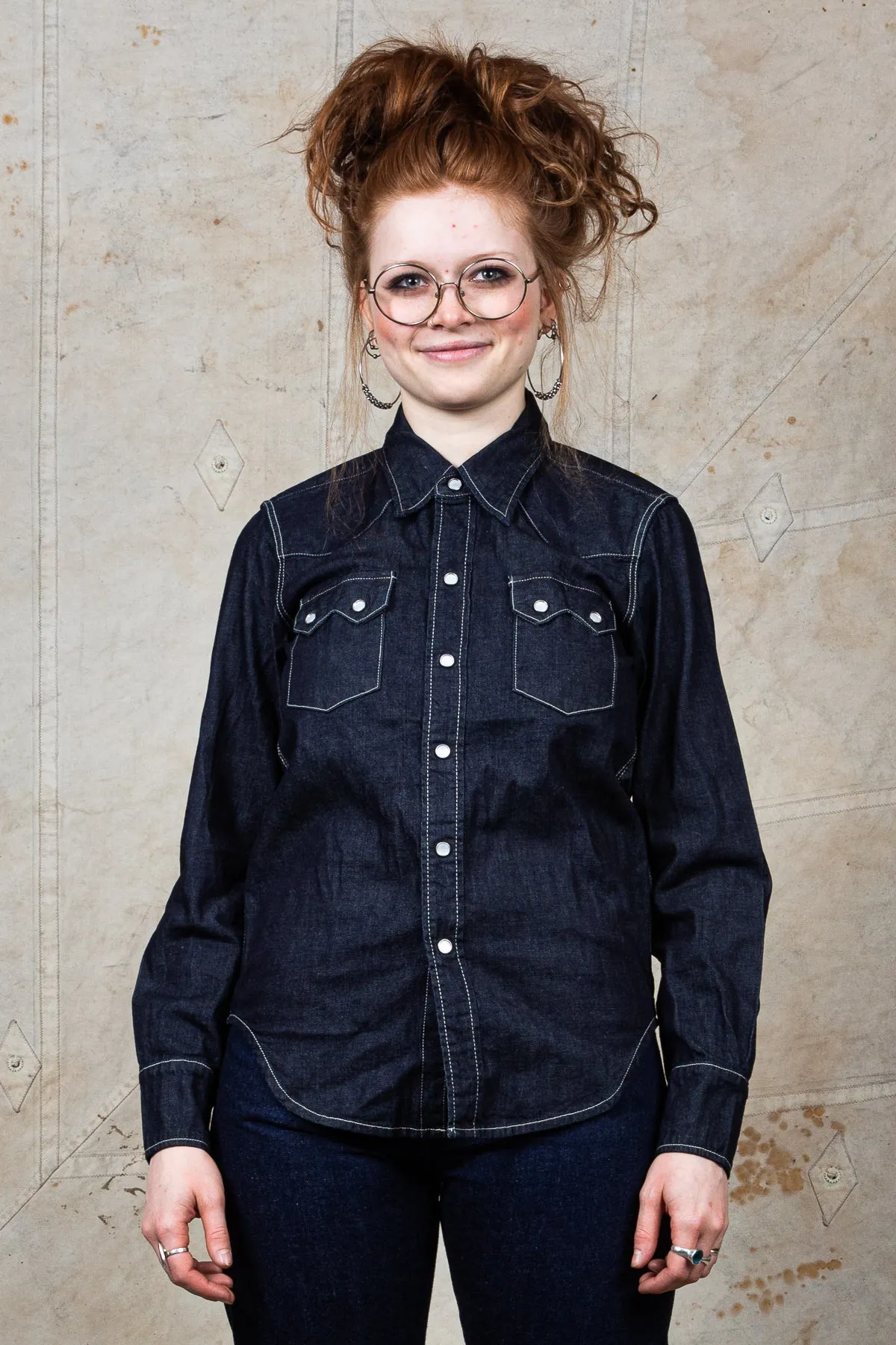 TCB Jeans Ranch Denim Shirt / Sawtooth Western