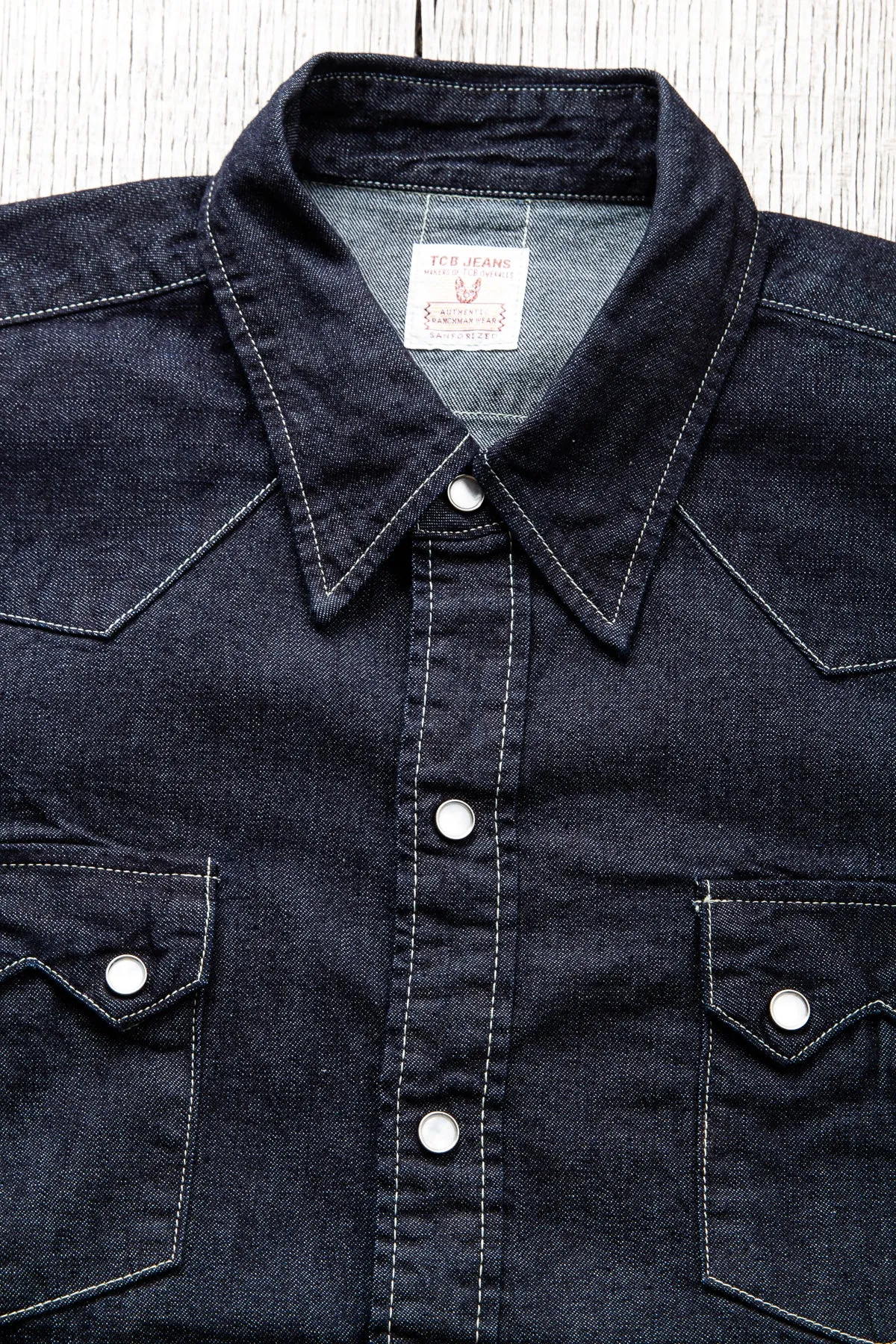 TCB Jeans Ranch Denim Shirt / Sawtooth Western