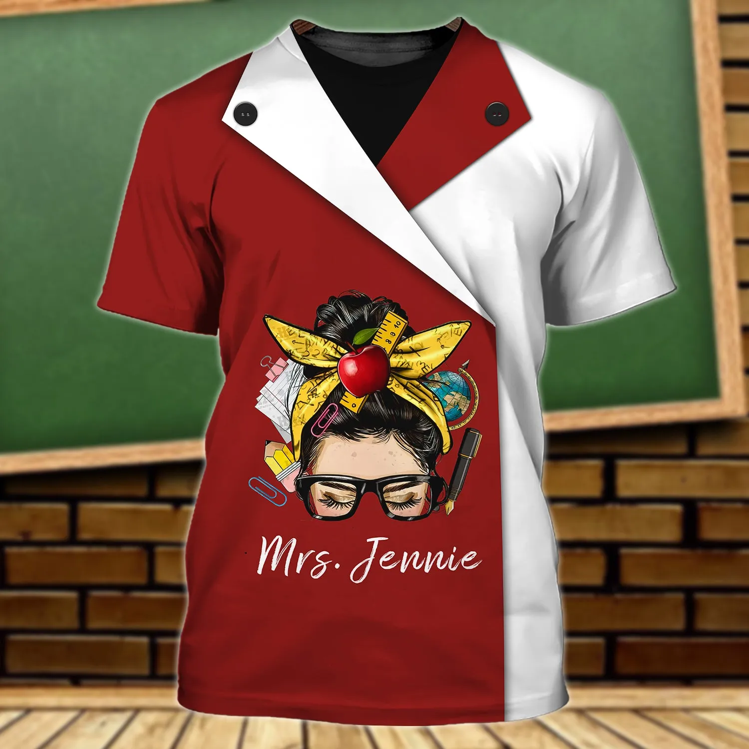 Teacher Team Shirts, Teacher Gift, Personalized Shirt, Teacher Graphic Design 3D Printed Shirts (Non Workwear)