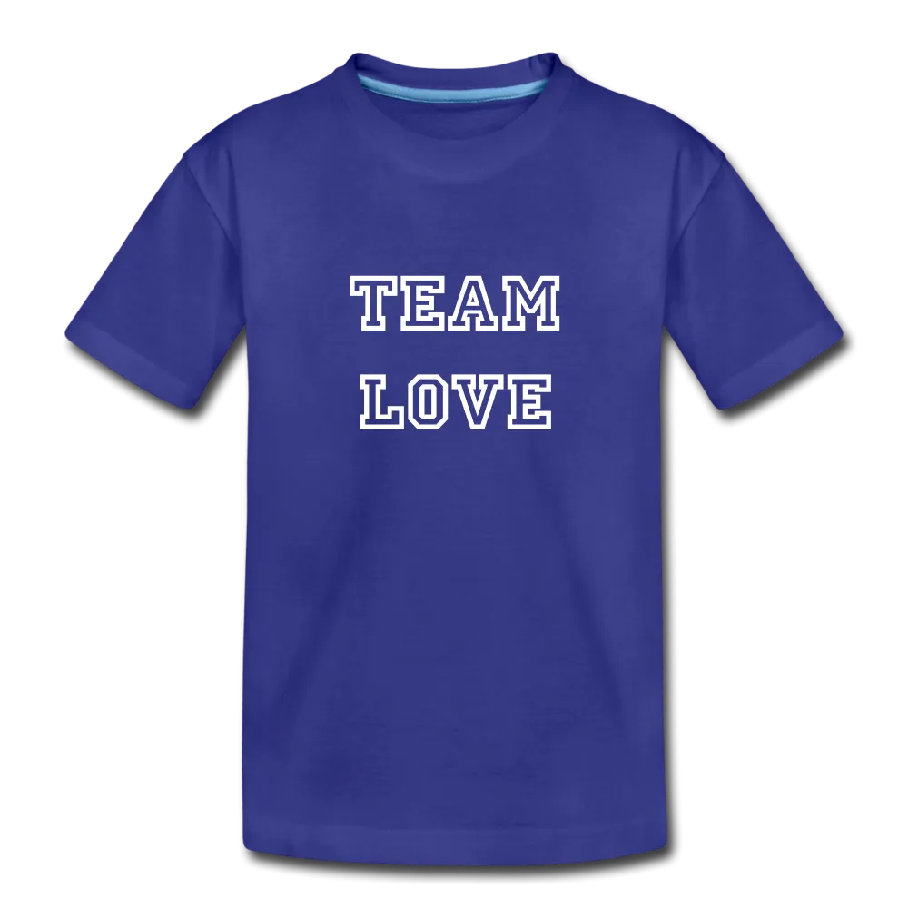 TEAM LOVE Kids' Customizable Premium Tee