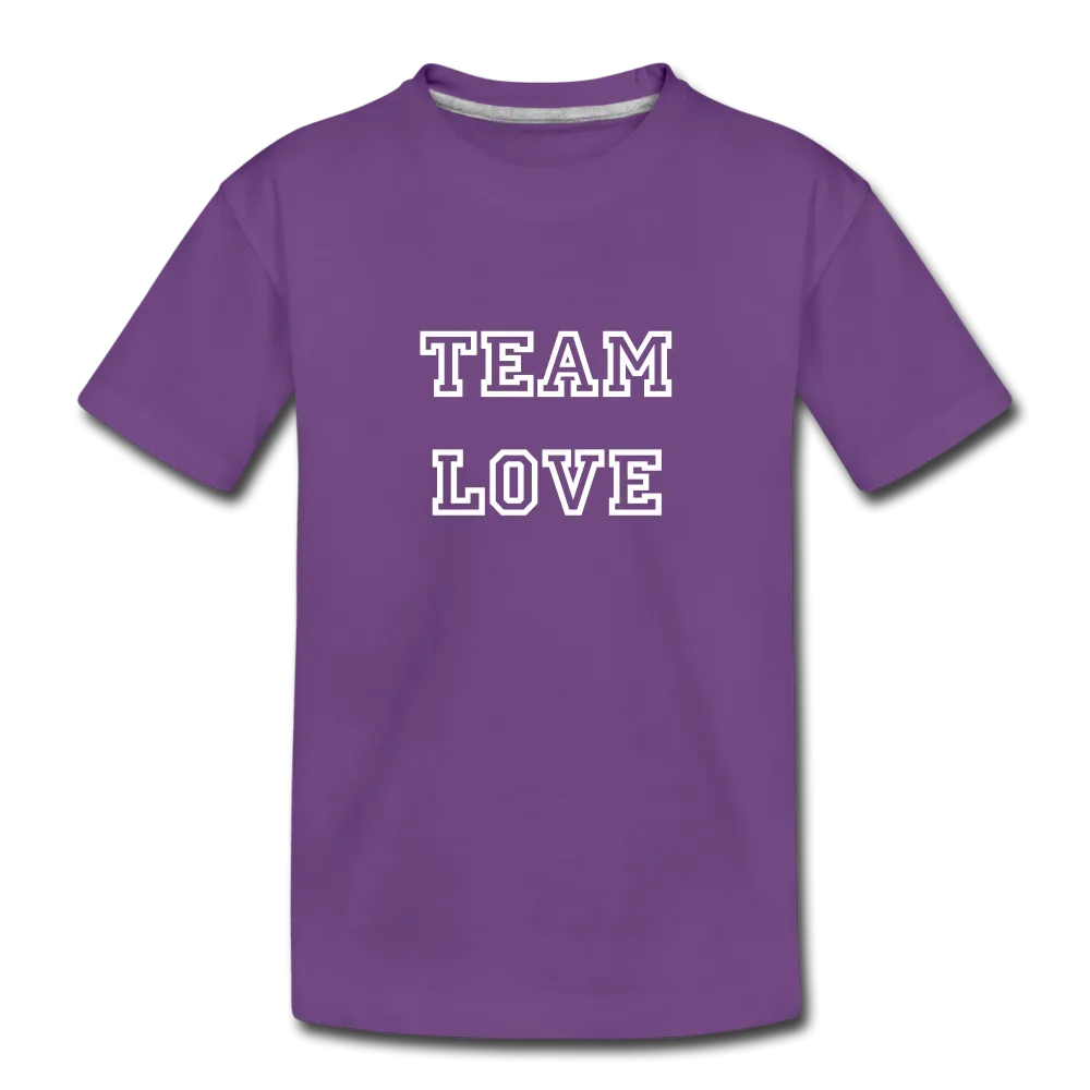 TEAM LOVE Kids' Customizable Premium Tee
