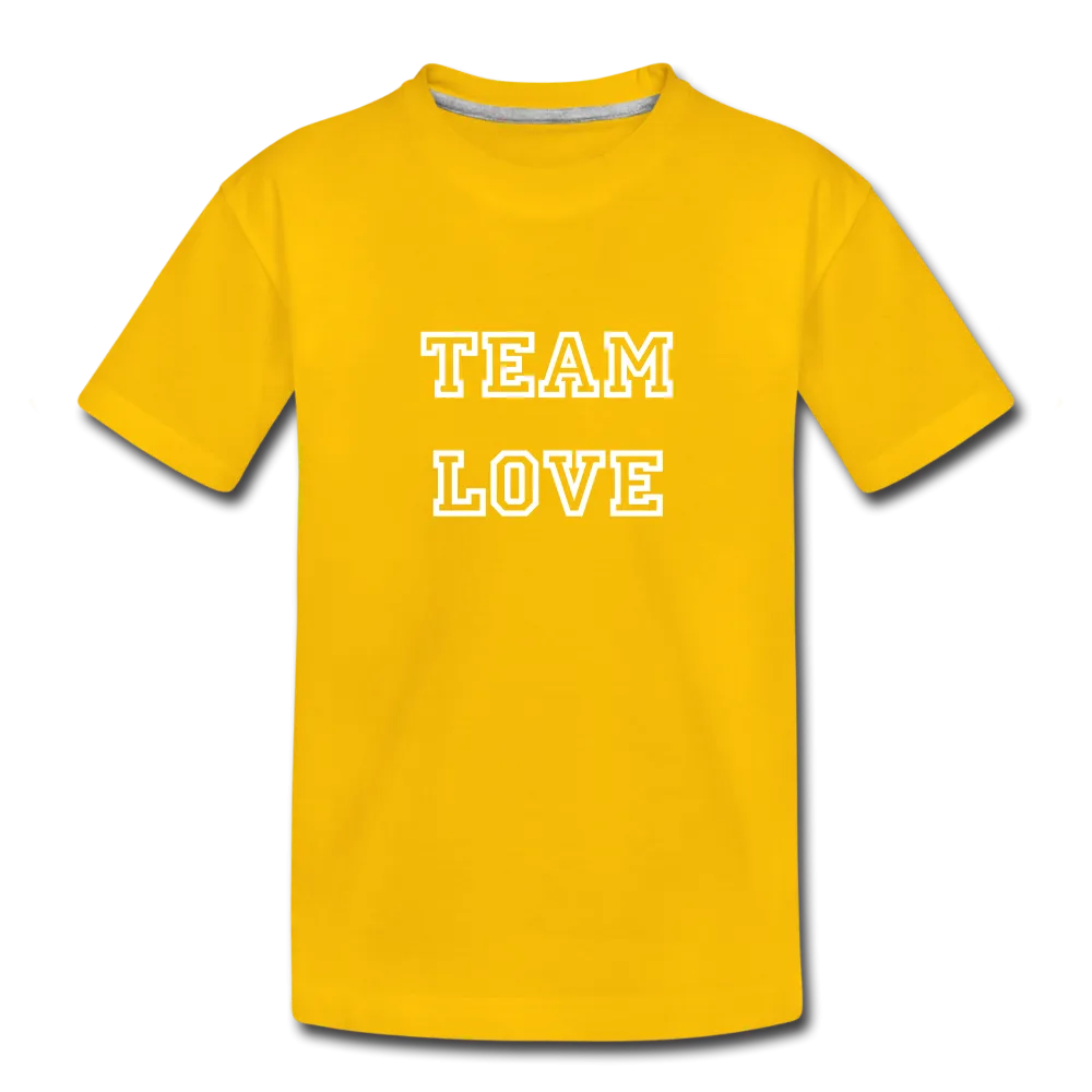 TEAM LOVE Kids' Customizable Premium Tee