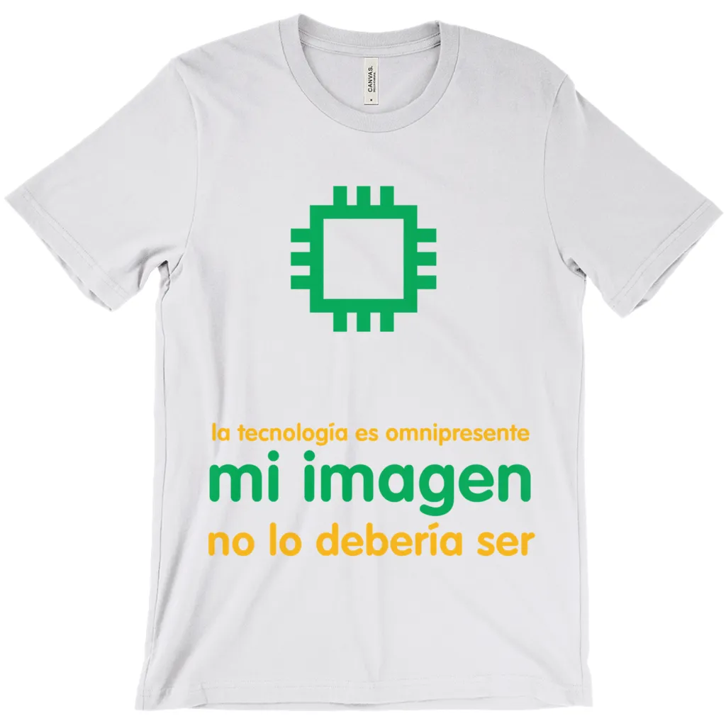 Tech is Ubiquitous Adult T-Shirts (Spanish)