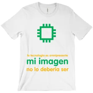 Tech is Ubiquitous Adult T-Shirts (Spanish)