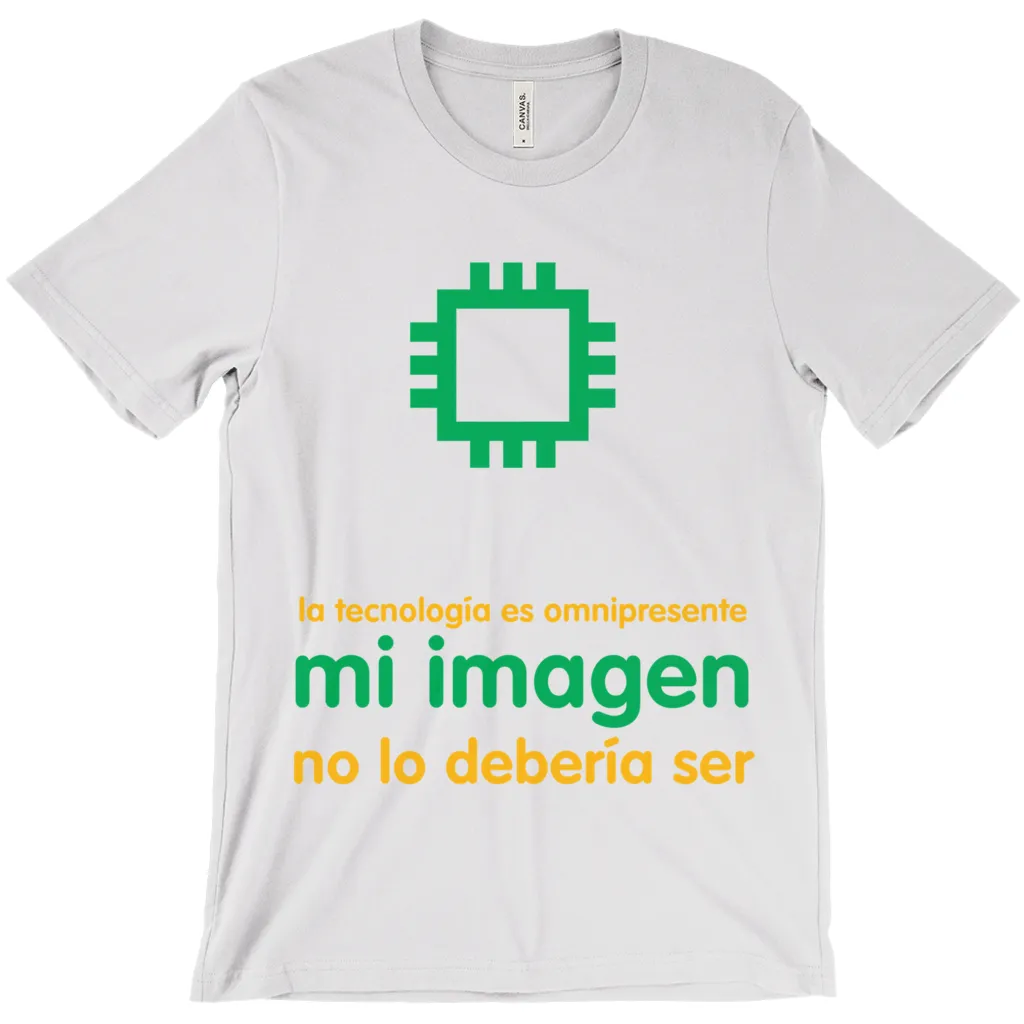 Tech is Ubiquitous Adult T-Shirts (Spanish)