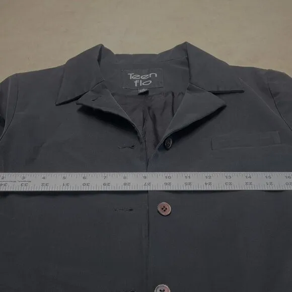 Teen Flo Black Blazer, Size: 10
