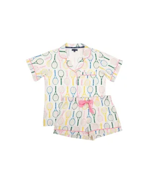 TENNIS TIME PAJAMA SHORTS SET