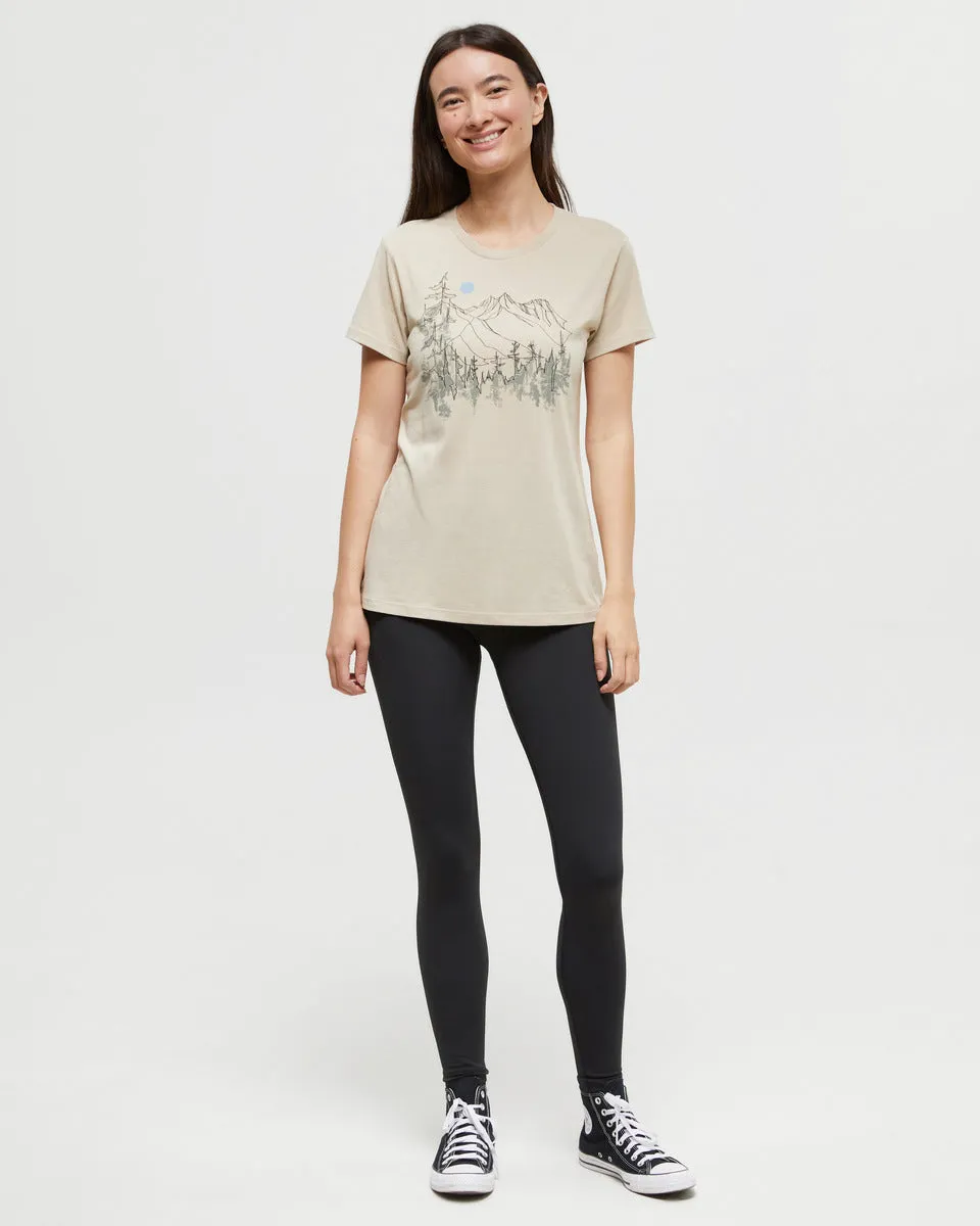Tentree T-Shirts - Women’s Mountain Fields T-Shirt