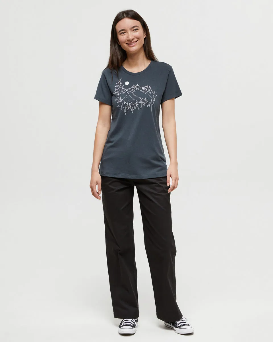 Tentree T-Shirts - Women’s Mountain Fields T-Shirt