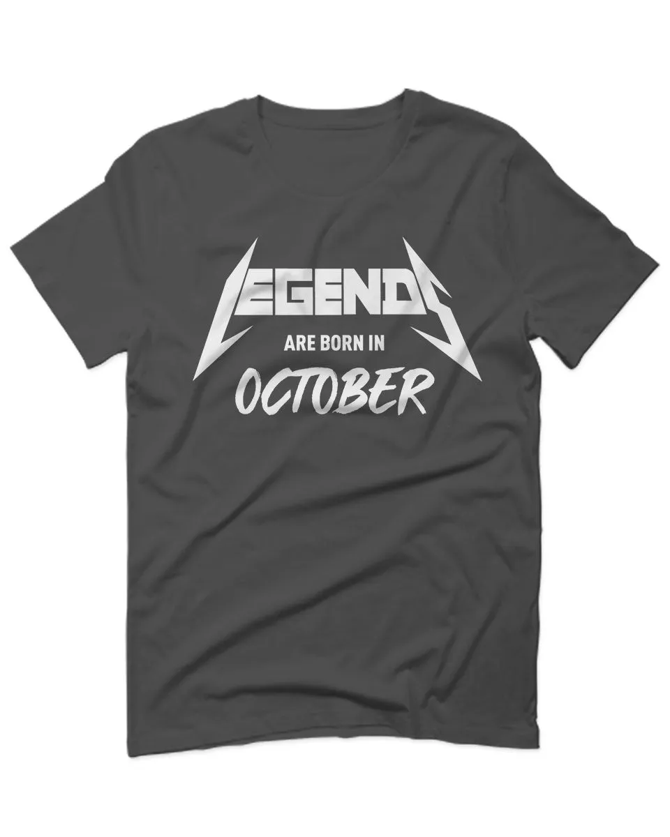 The Best Birthday Gift Legends are Born in October For men T Shirt