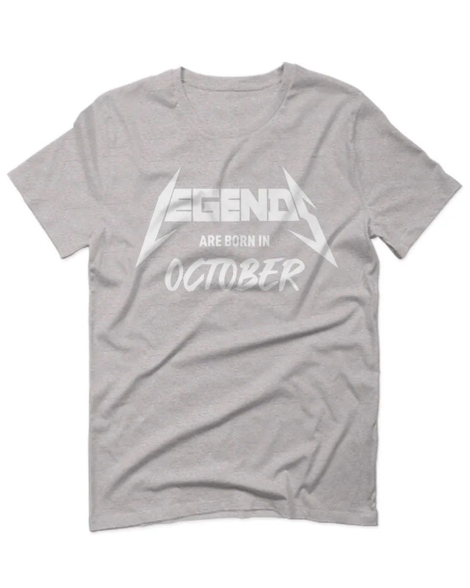 The Best Birthday Gift Legends are Born in October For men T Shirt