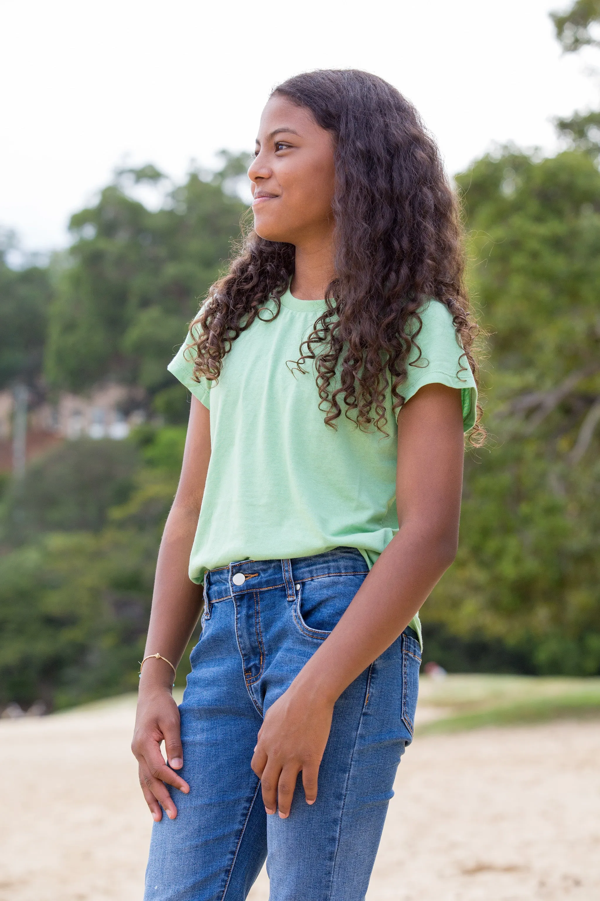 THE CLASSIC TEE IN GRASS GREEN