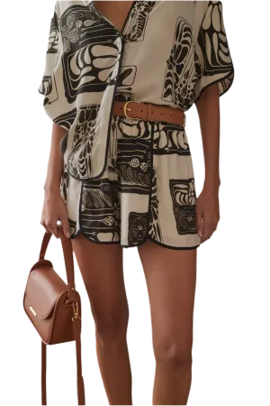 The Eymara Shorts in Jondli Print