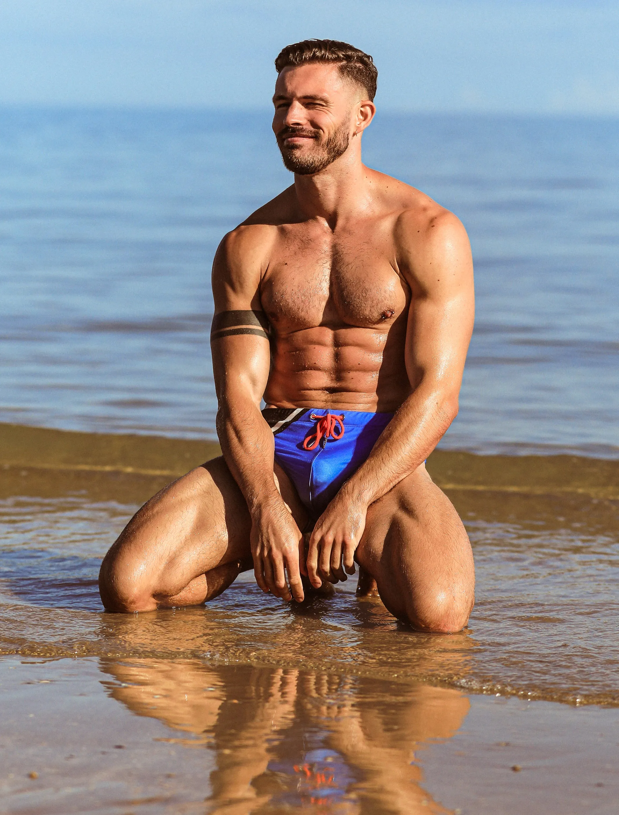 The Kute Edition: Swimming Trunks - Pacific Blue