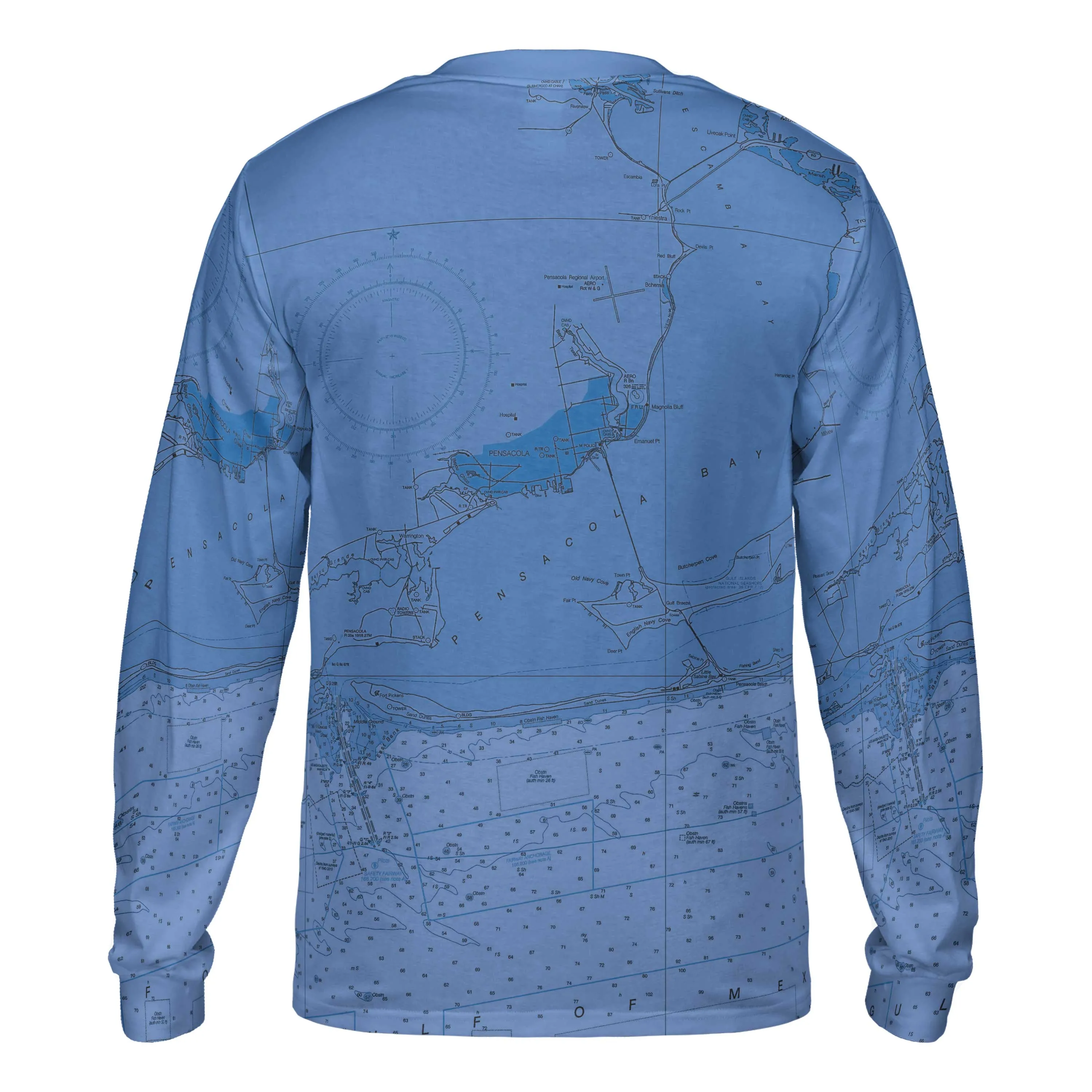 The Pensacola Bay Blues Long Sleeve Tee