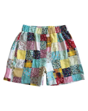 THE QUILTED BOXER SHORT - FLORAL PATCHWORK