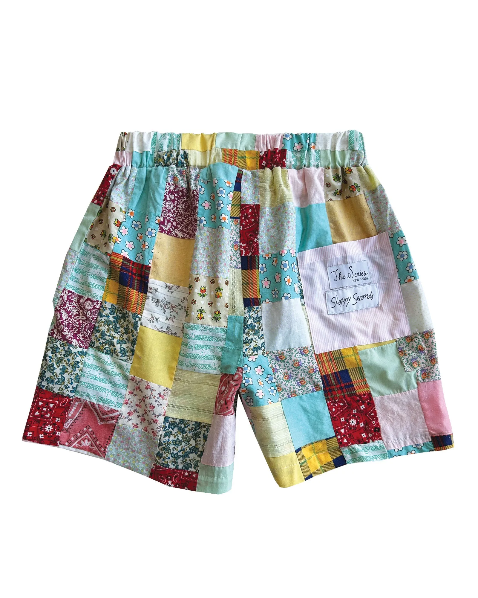 THE QUILTED BOXER SHORT - FLORAL PATCHWORK