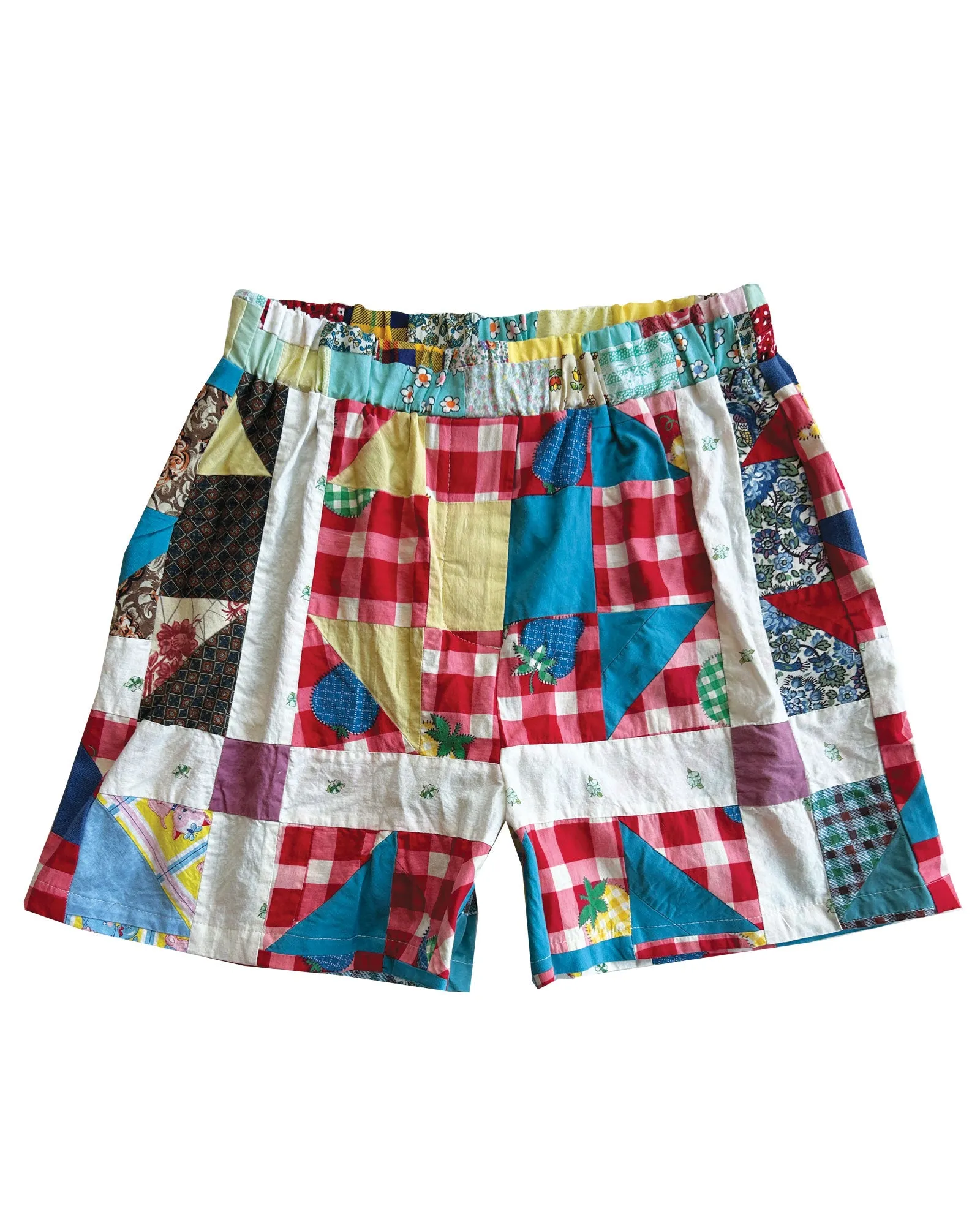 THE QUILTED BOXER SHORT - GINGHAM PARTY