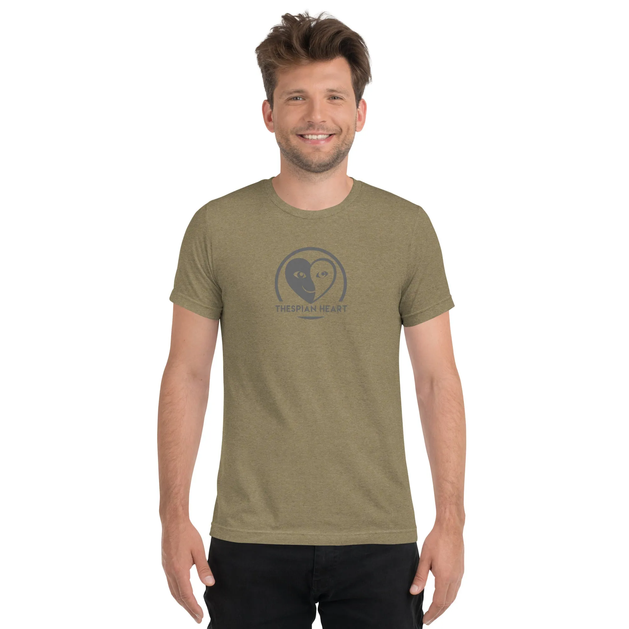 Thespian Heart Logo - Premium Tri-blend Short-Sleeve Unisex T-shirt