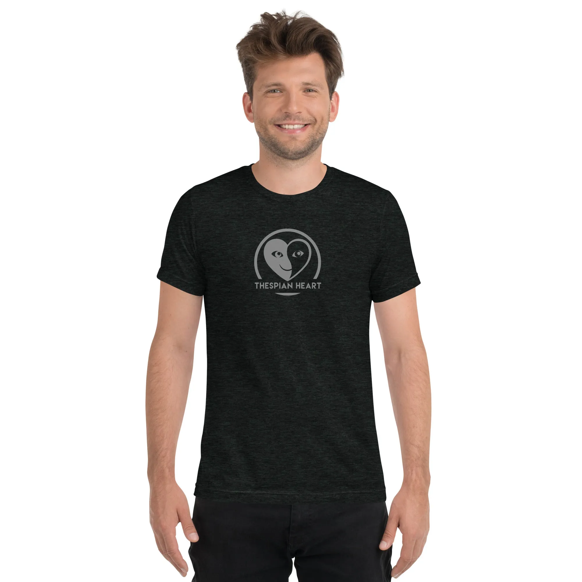 Thespian Heart Logo - Premium Tri-blend Short-Sleeve Unisex T-shirt