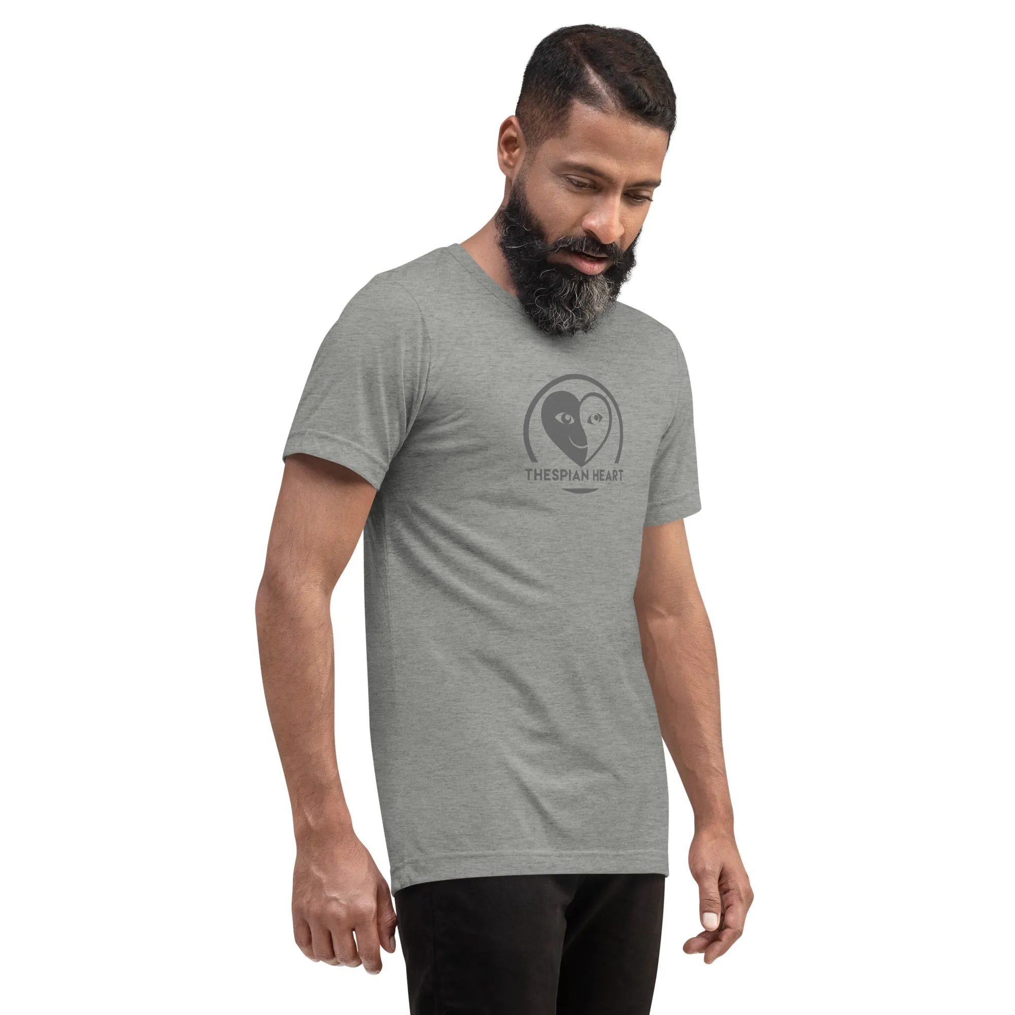 Thespian Heart Logo - Premium Tri-blend Short-Sleeve Unisex T-shirt
