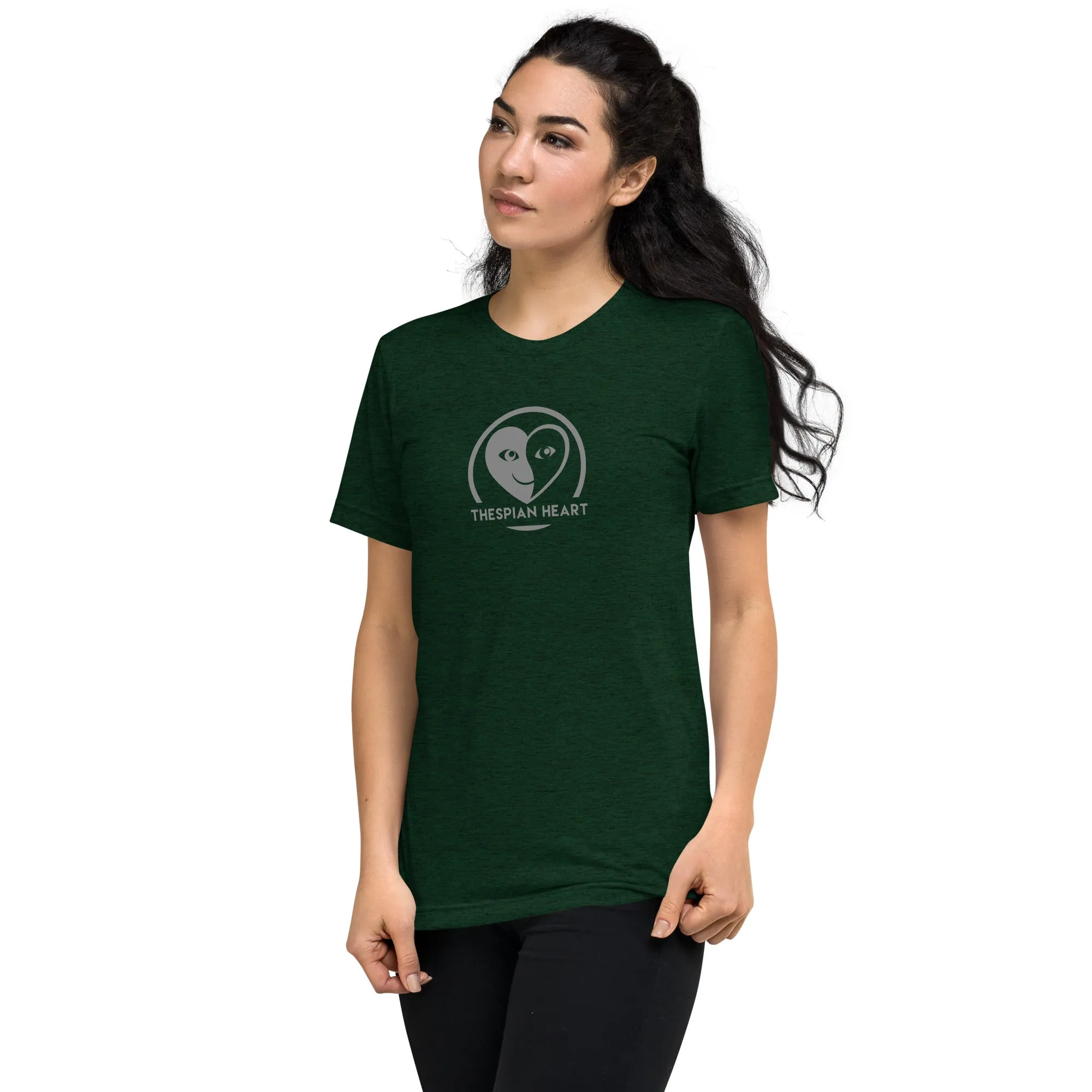 Thespian Heart Logo - Premium Tri-blend Short-Sleeve Unisex T-shirt