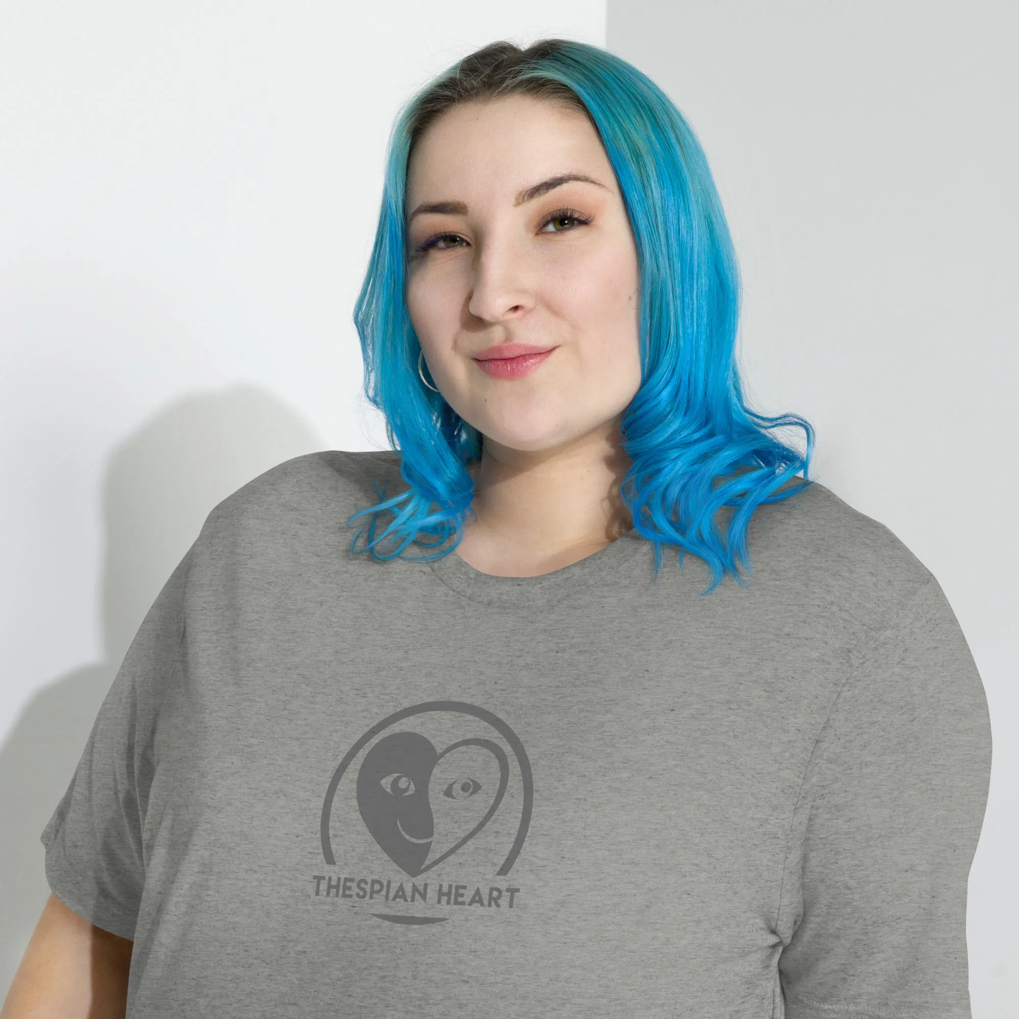 Thespian Heart Logo - Premium Tri-blend Short-Sleeve Unisex T-shirt