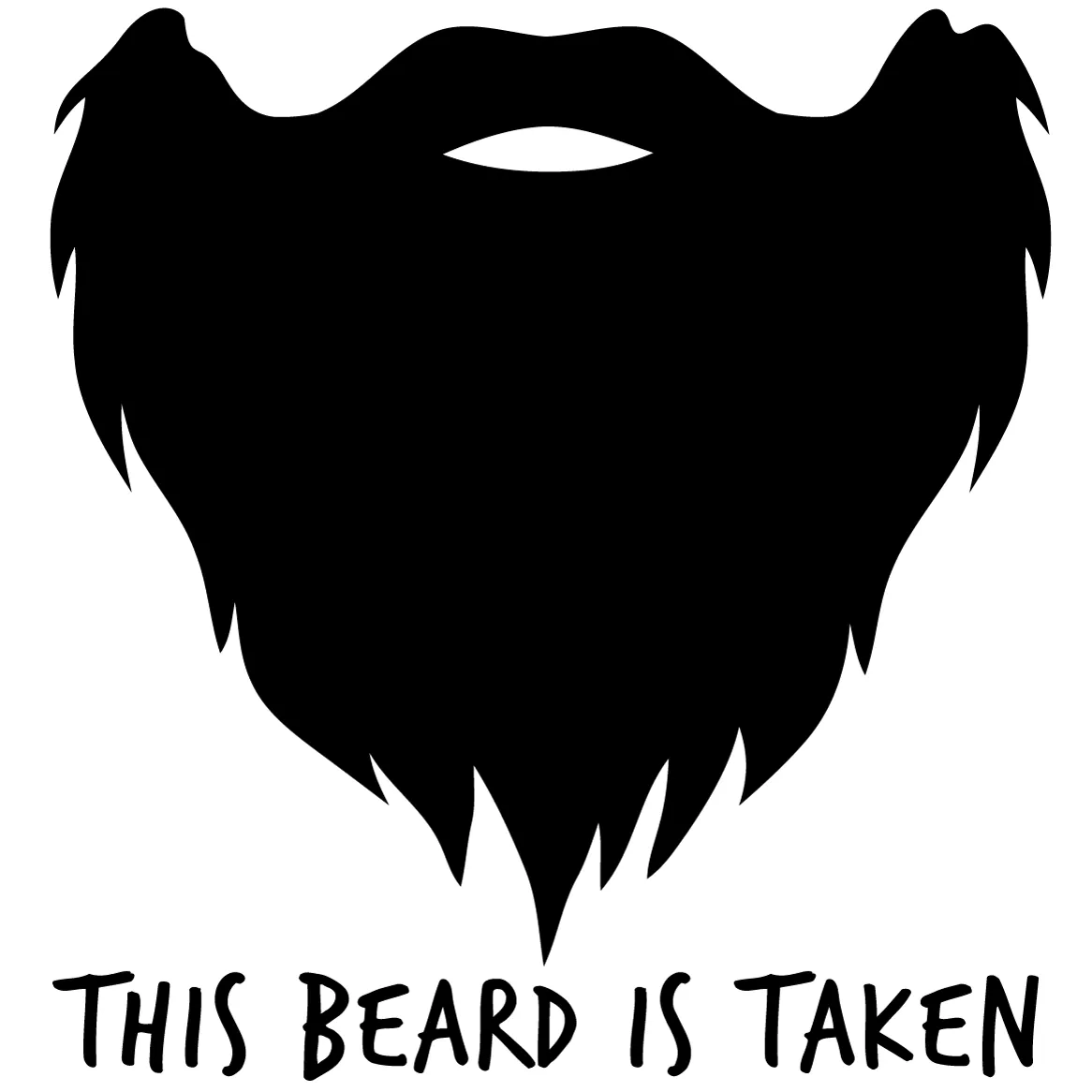 This Beard Is Taken Short Sleeve Unisex T-shirt Black Print (5 Colors)
