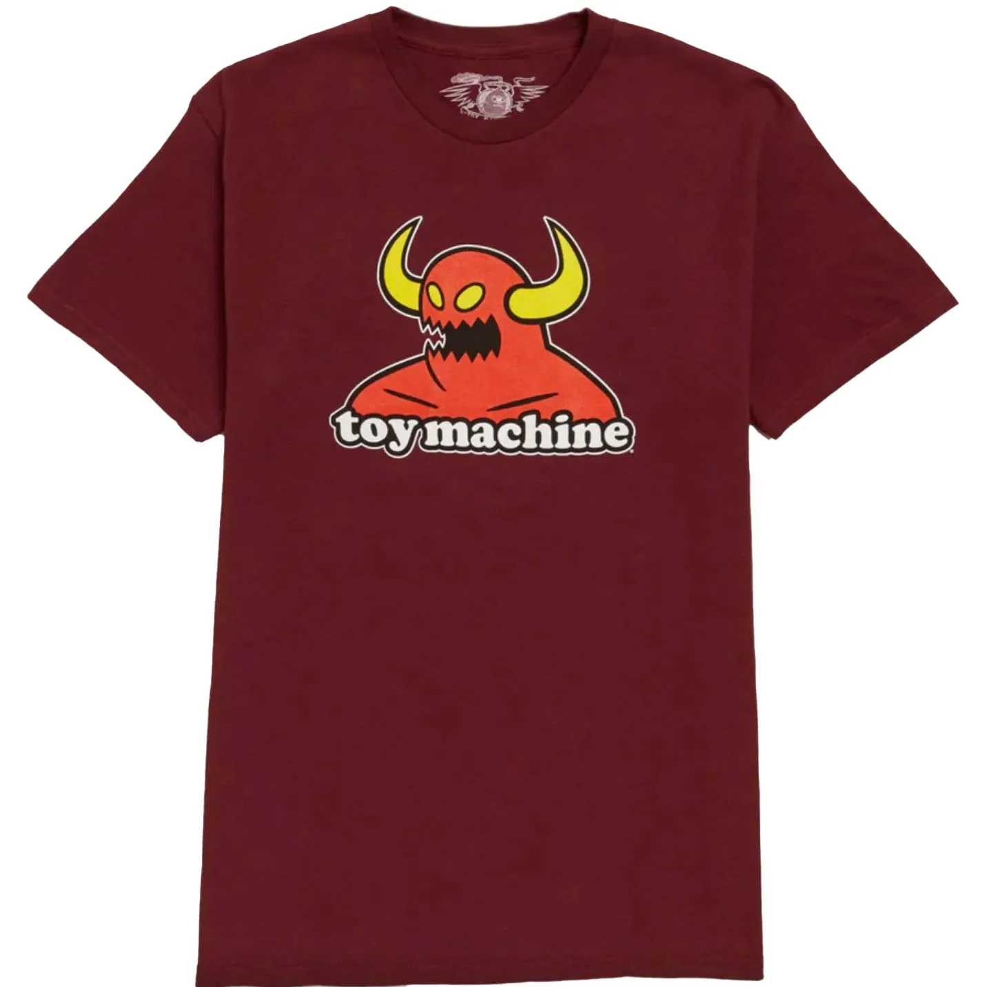 TOY MACHINE MONSTER S/S T-SHIRT WINE