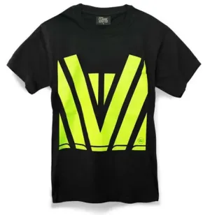 TRUCKER TEE'S  WITH HI-VIS PRINT  - Front and Back | Cotton