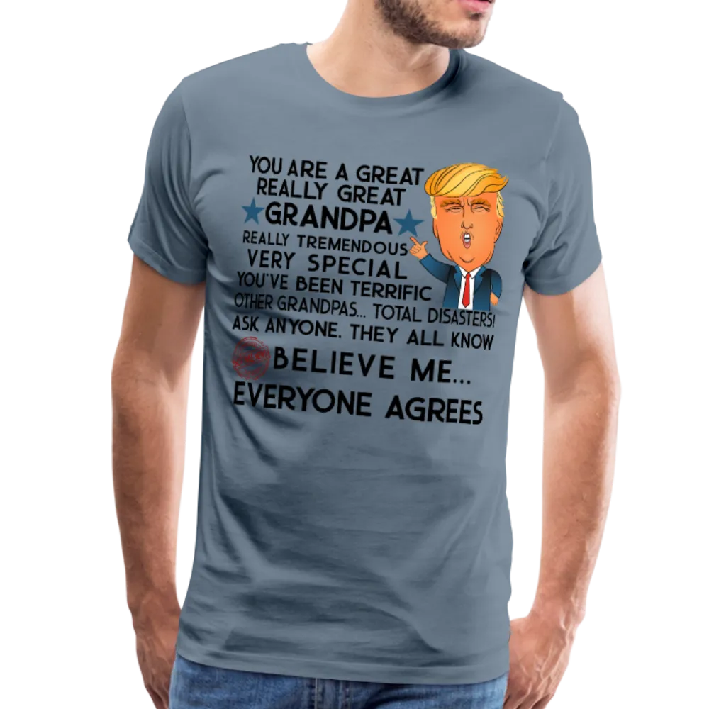 Trump Grandpa Men's Premium T-Shirt (Ck1901)