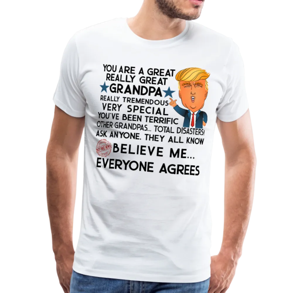 Trump Grandpa Men's Premium T-Shirt (Ck1901)