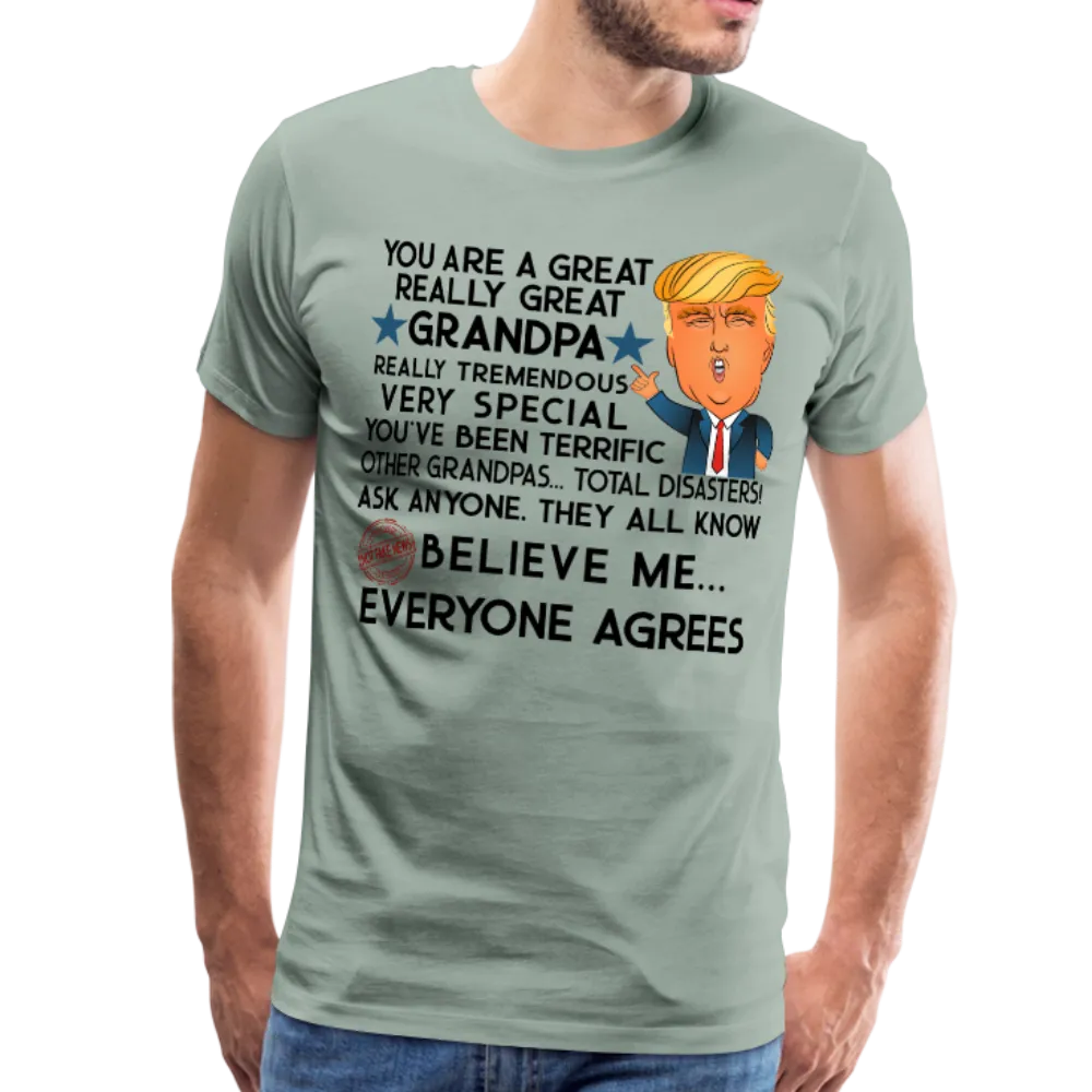 Trump Grandpa Men's Premium T-Shirt (Ck1901)