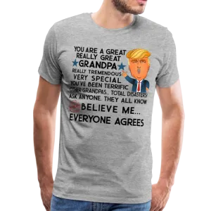 Trump Grandpa Men's Premium T-Shirt (Ck1901)